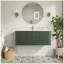 Meuble-lavabo suspendu simple de 48 po, meuble vert avec lavabo intÃ©grÃ©