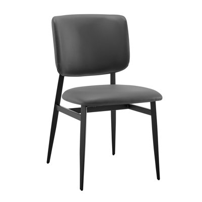 Chaise de salle à manger rembourrée à dossier Inola
