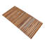 Premium Teak String Rectangle Teak and Wood Bath Mat