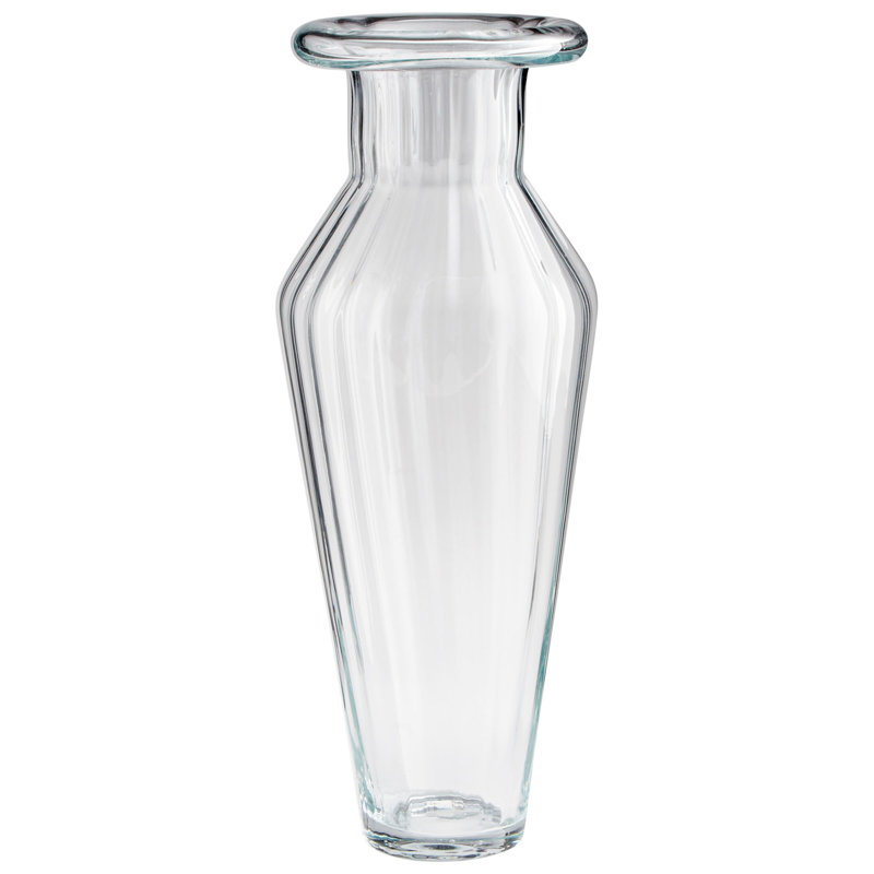 Rocco Glass Table Vase, 20.5" H x 8" W x 8" D