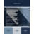 Soft Plush Fairborn Angkor Wat Cambodia Global Inspired Block Print Area Rug in Gray – Navy Binding-291843794
