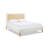 Haley Upholstered Cane-Back Platform Bed-290083068