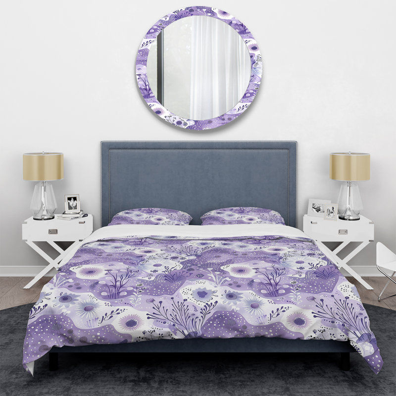 Ensemble de housse de couette Modern, Housse de couette pour grand lit + 2 taies décora