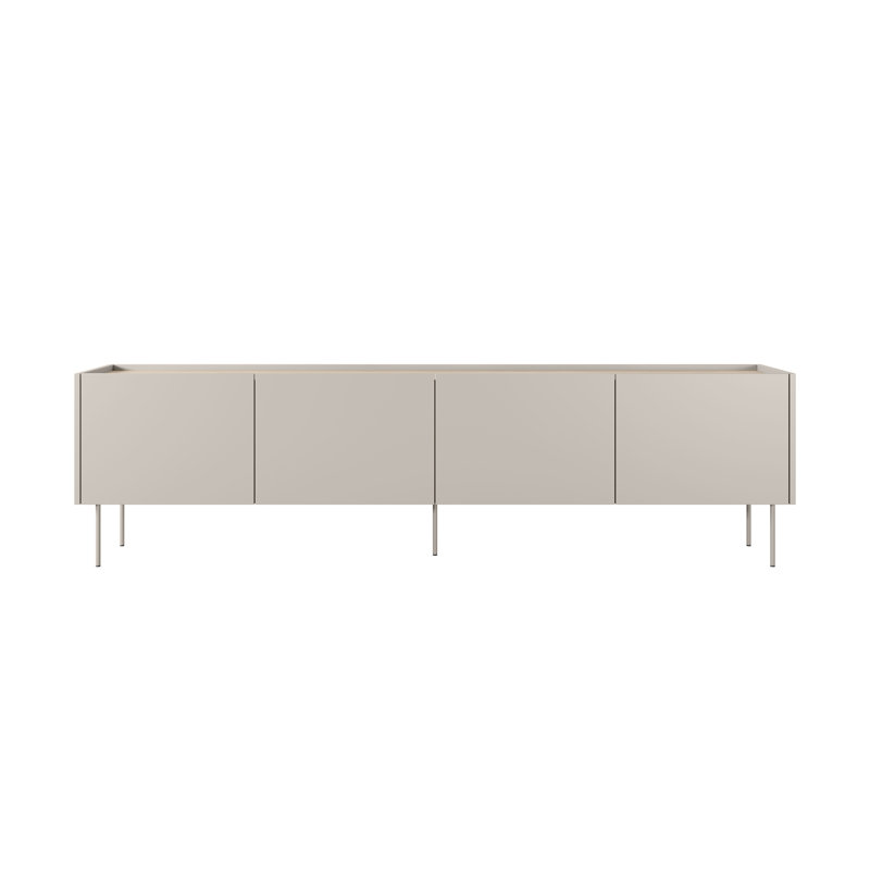 Carlianne Unfinished TV Stand for TVs up to 55", Cashmere