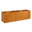 72" Dita Double Bathroom Vanity Set with Rectangular Undermount Sinks-1059749030-1059749031-1059749024