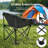 Outdoor Folding Camping Chair With Cup Holder,1 Piece Gray-2118262558