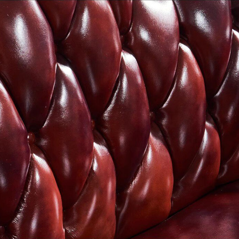Luxueuse chaise longue sculptée en bois massif, Right Hand Return