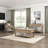 Classic 1pc Sofa Table with Two Drawer and Open Shelf