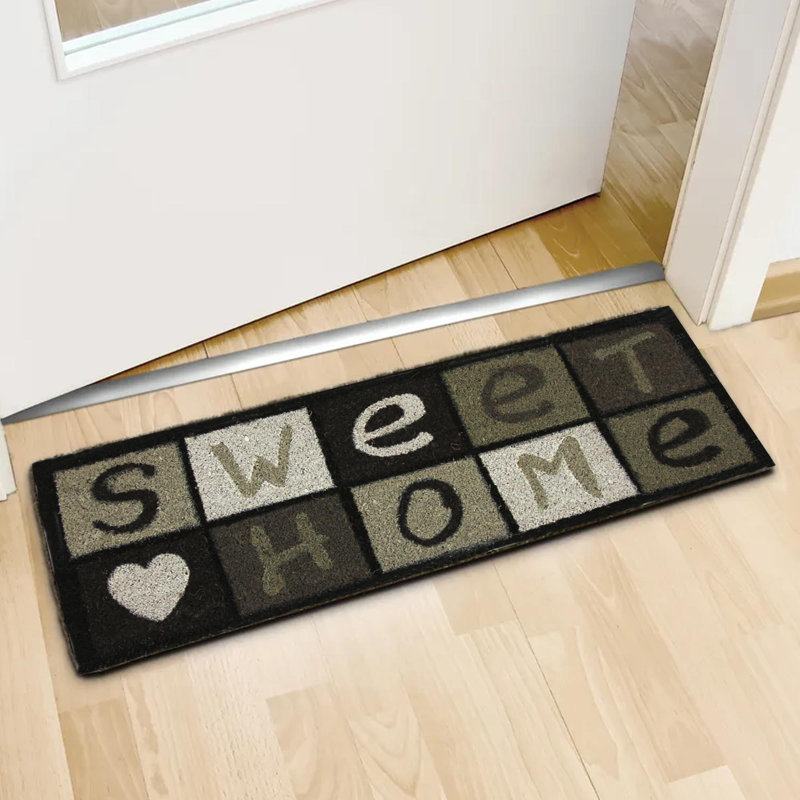 Tapis d'entrée noir Sweet Home 30 x 10 po Sweet Home