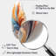 Liadan - Plumes incurvées, art mural asymétrique en métal-109629174