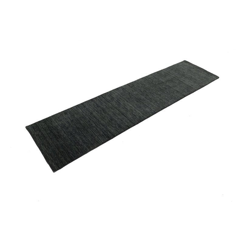 Tapis Gabbeh tissé à la main Greilickville, 100% laine, de couleur unie, résistant à la décoloration et aux taches, durable, toutes tailles, fabriqué en Inde.