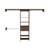 Manchester 250 Closet System with 5 Open Shelves, 1 Drawer, and 3 Metal Rods-689611943