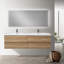 Meuble-lavabo double mural 71 po avec plateau en résine Stone Carol-Ann-1206560696