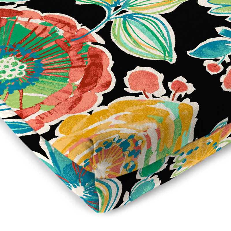Outdoor Seat/Back Cushion, Colsen Noir