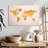 Aliaz Gold On Pink World Map-108879493