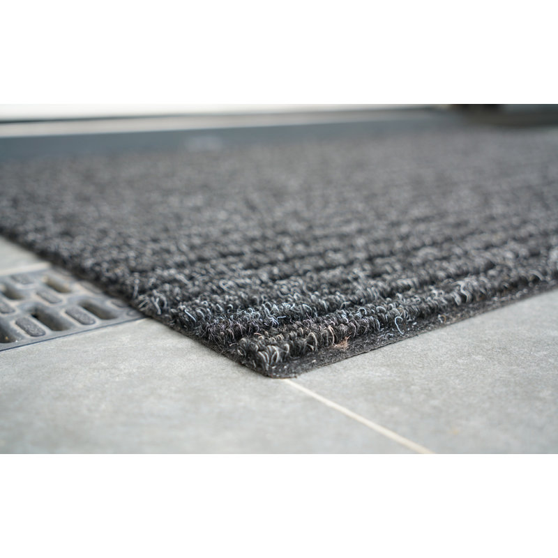 Amileah Non-Slip Doormat, Rectangle 50 x 80cm, Anthracite