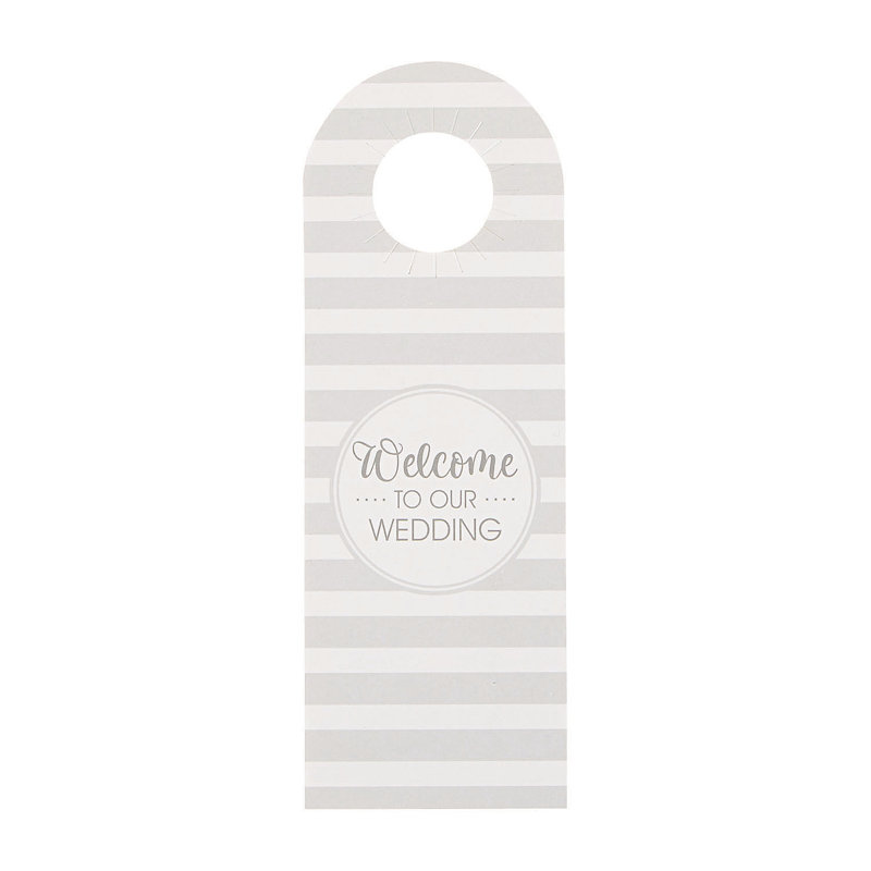 Bienvenue sur notre étiquette de bouteille de mariage