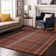 Premium Machine Washable Cerrito AMF541 Red Rug