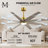 Ariella - Eight Blade Ceiling Fan - Integrated LED-2128242498-2128242495