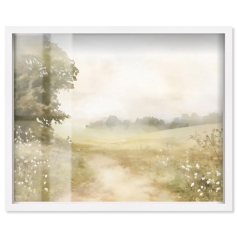 «English Escape Shadowbox Print» par Art Remedy, H 37 po x l 46 po, Blanc