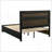 Black Queen Storage Panel Bed