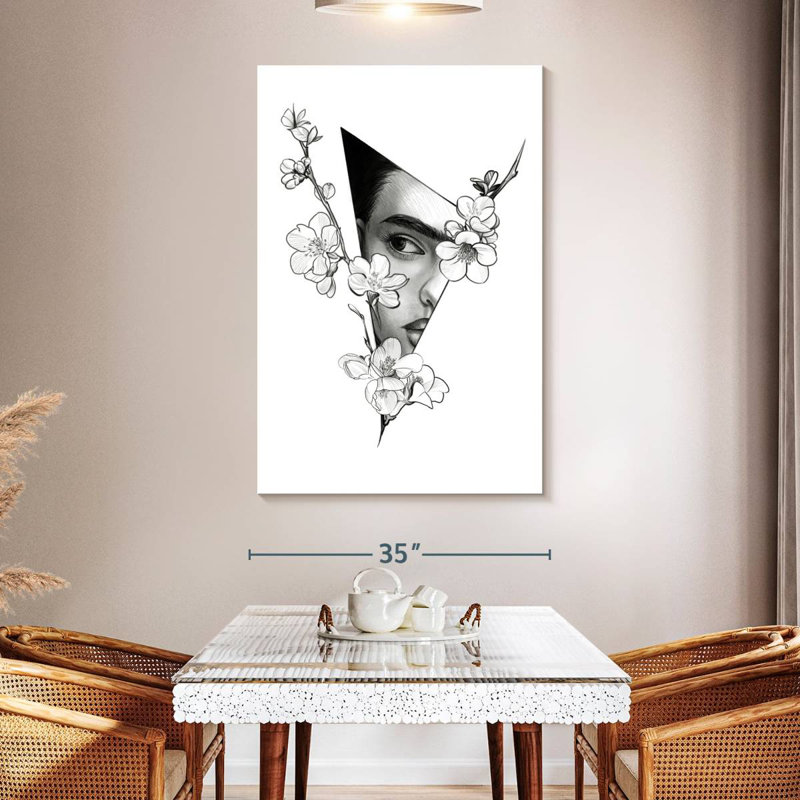 Keiraleigh Triangle Frida Kahlo, 51" H x 34" W