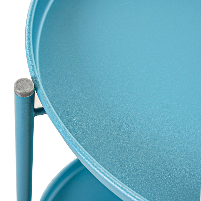 Table d'appoint Caira, Bleu clair