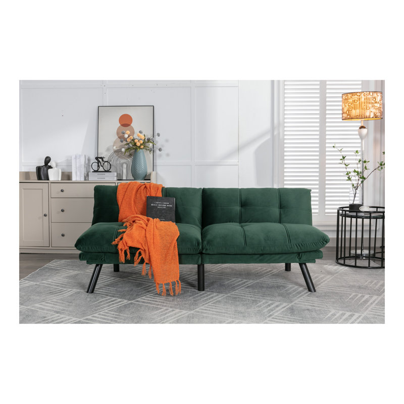 Convertible Folding Modern sofa Bed, Emerald