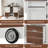 54" Farmhouse Kitchen Island With Drop Leaf, Power Outlet, Kitchen Storage Cart With 2 Doors, 2 Drawers, Rolling Kitchen Island On 4 Large Wheels With Spice Rack For Kitchen, Dining Room-1204602095