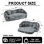 Canapés convertibles à compression, fauteuil inclinable moderne en chenille de 86 pouces pour la maison