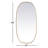 Bertin Metal Oval Wall Mirror-945914914-945914938