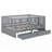 Joshau Wood Daybed with Fence Guardrails and 2 Drawers-2055985554