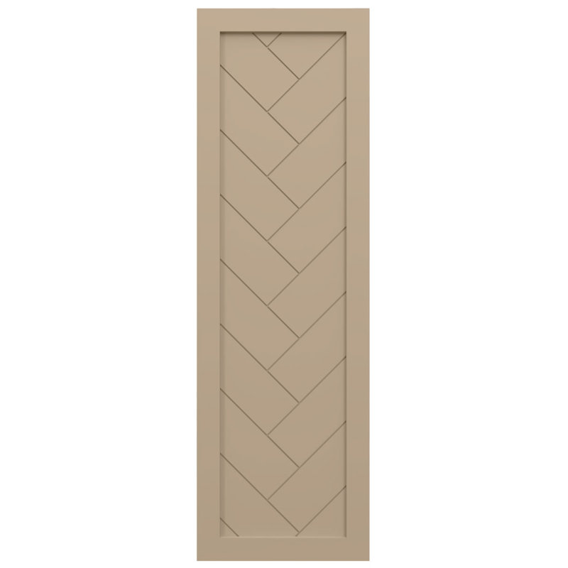 Volets de style moderne EnduraCore, Avec une couche d'apprêt, L 15 po, 63"H