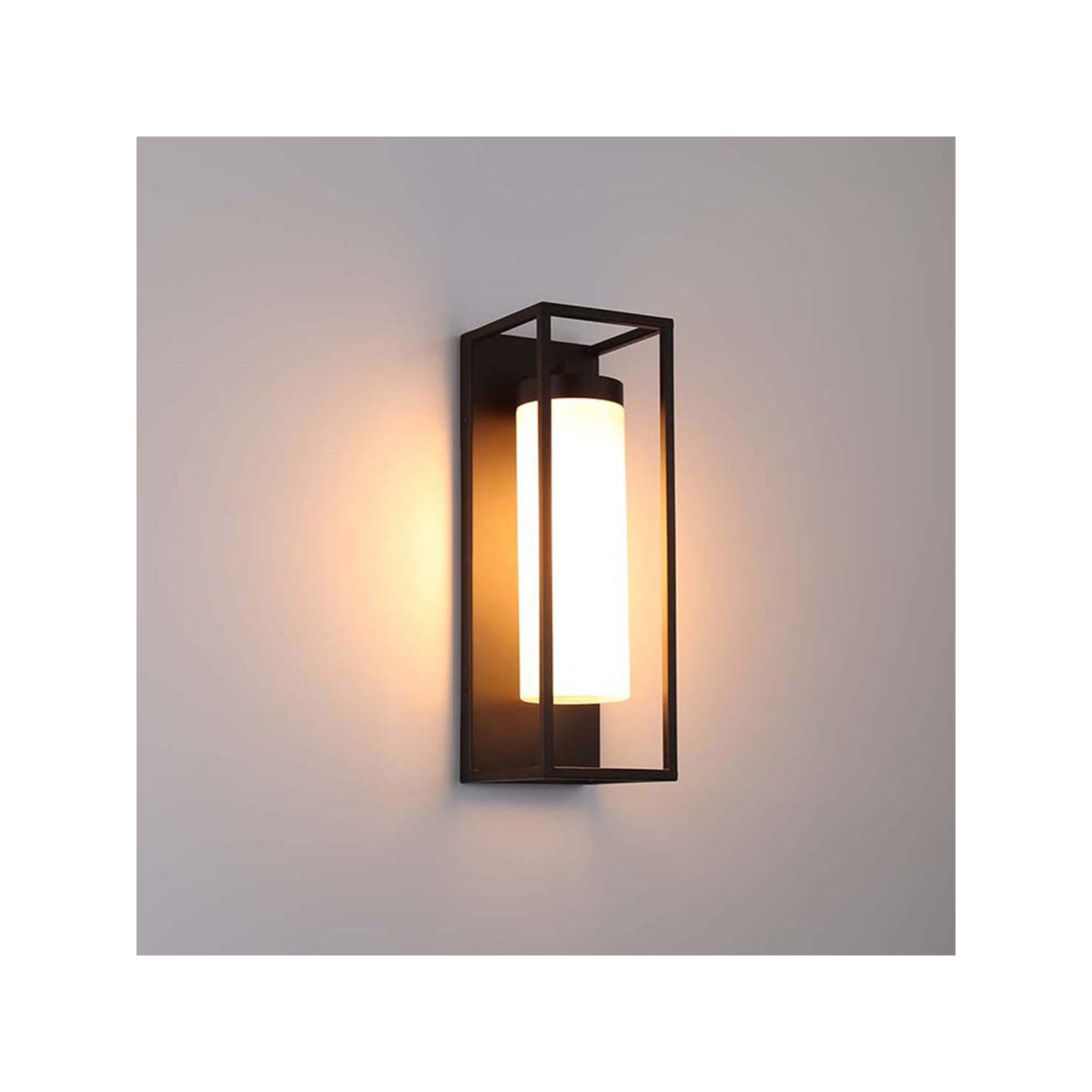 REN 1-Light Outdoor Lantern, Black