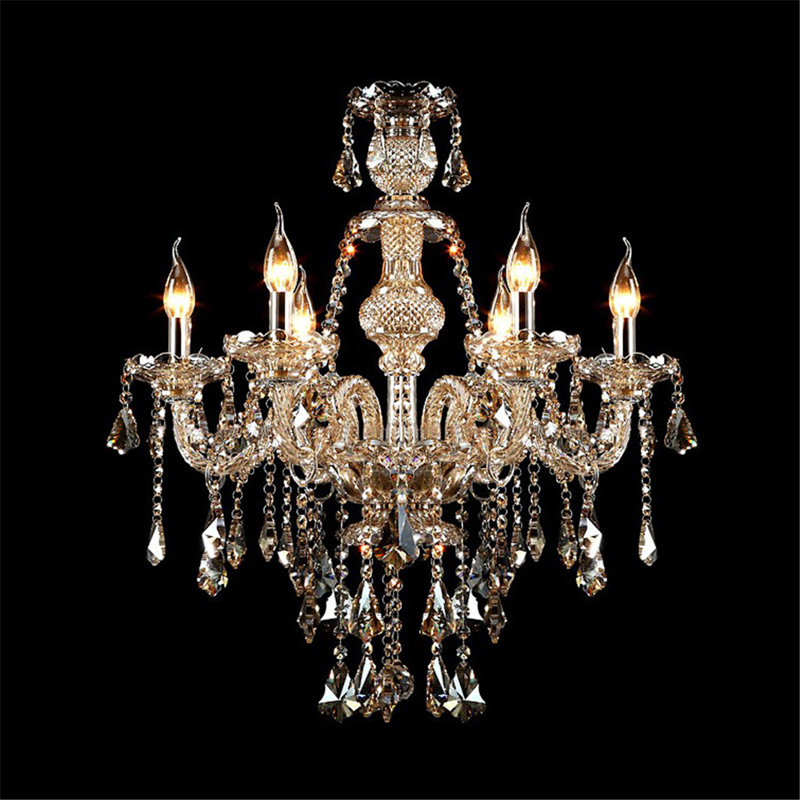 Lustre empire à 6 lumières de style bougie Theisen