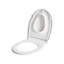 Toilet Seat FAGNANO Soft Close Duroplast White