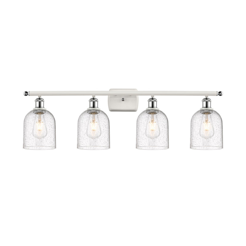 Anacaren 4 - Light Dimmable Vanity Light, White/Polished Chrome, Seedy
