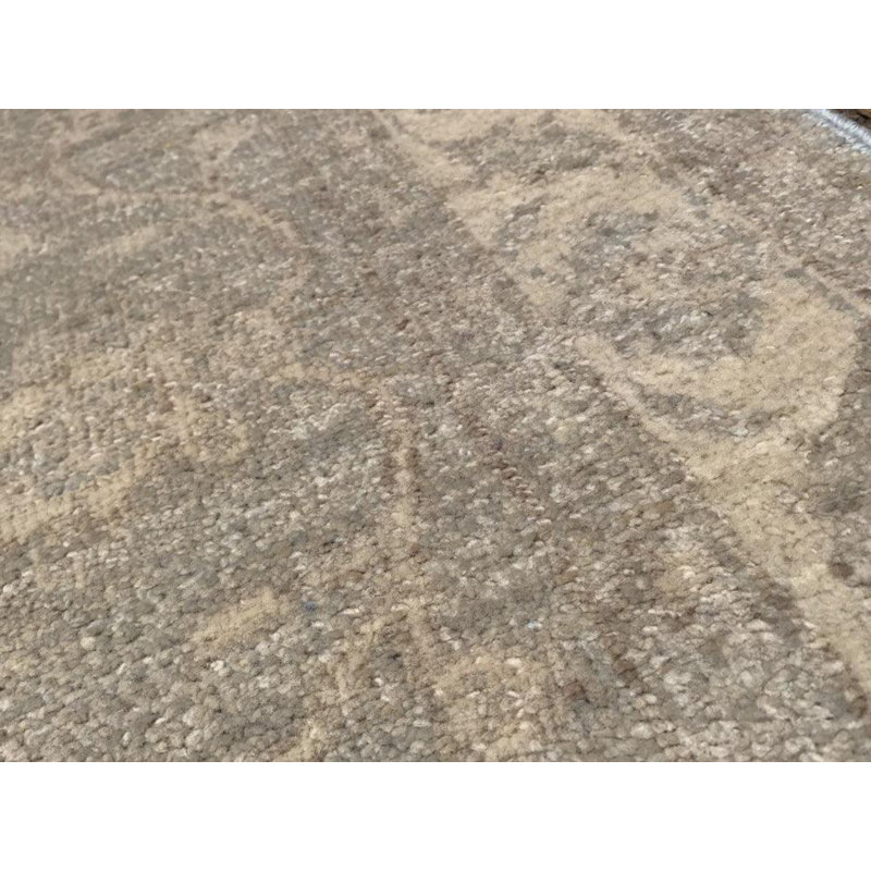 Wool Oriental Area Rug in Gray