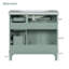 36-Inch Modern Green Bathroom Vanity With Resin Sink, Soft Close Doors, And Multiple Storage Options-116332451