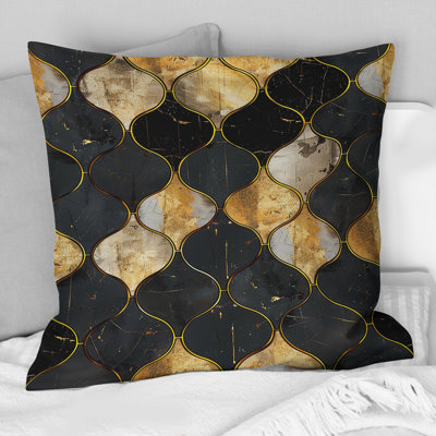 Coussin Mid-Century Glam Tiles III