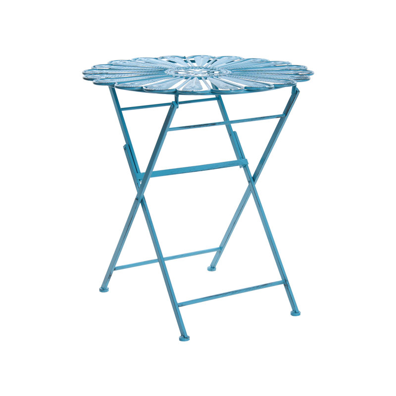 Kurz Round 2 – Person Outdoor Bistro Table, Blue