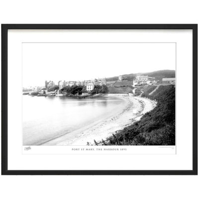 Port St Mary, The Harbour 1895 by Francis Frith - Single Picture Frame Print