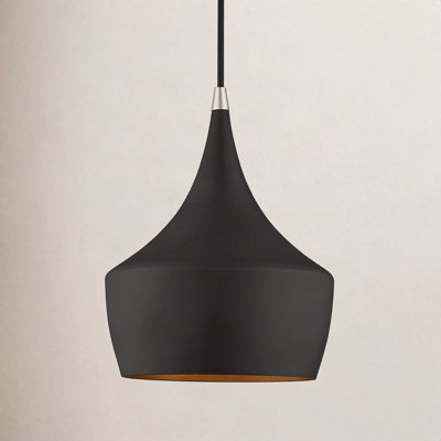 Schultz Dimmable Teardrop Single Light Pendant