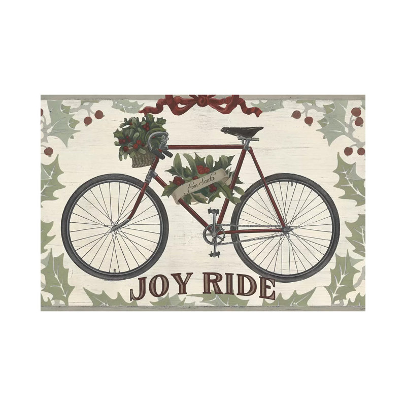 Joyride Santa Collection C by June Erica Vess - Wrapped Canvas Print, 20.32 cm H x 30.48 cm W