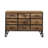 Retro Walnut Solid Wood Accent Cabinet