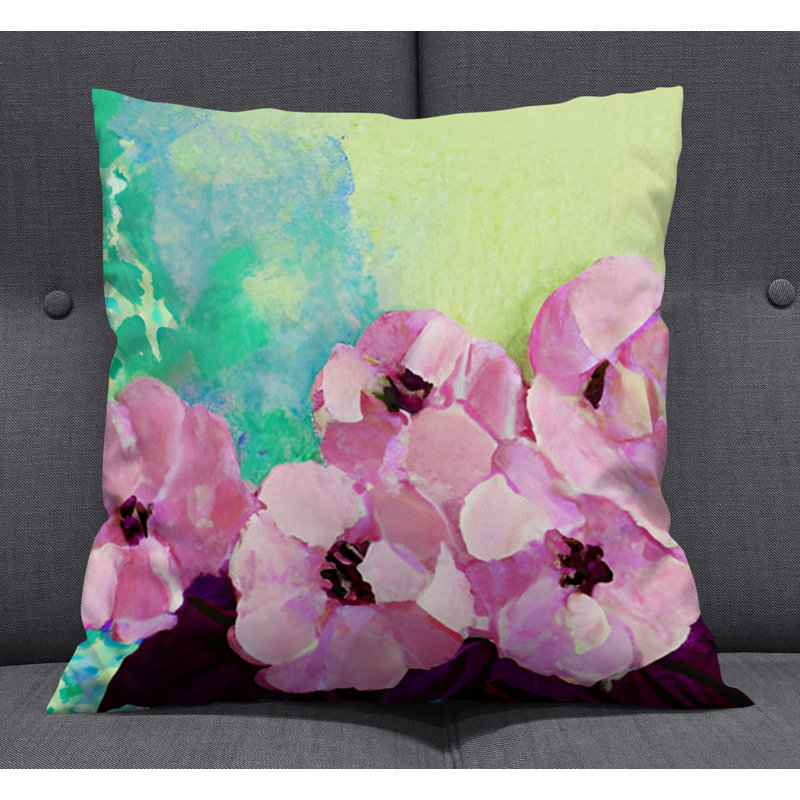 Throw Pillow, 16"H x 16"W, Pillow Cover Only - No Insert