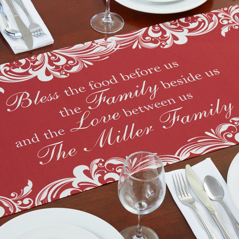Chemin de table Christmas Blessings, Tapis de couloir 120 po, Oui