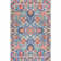 Williamsburg Floral Handmade Tufted Wool Blue/Red Area Rug
