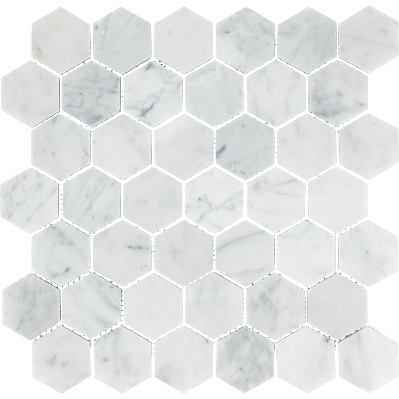 12" x 12" Natural Stone Honeycomb Wall Tile