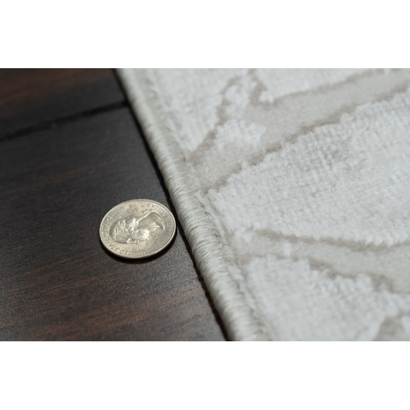 LAZER 12676-180 crème / beige, Rectangle 7 pi 10 po x 10 pi